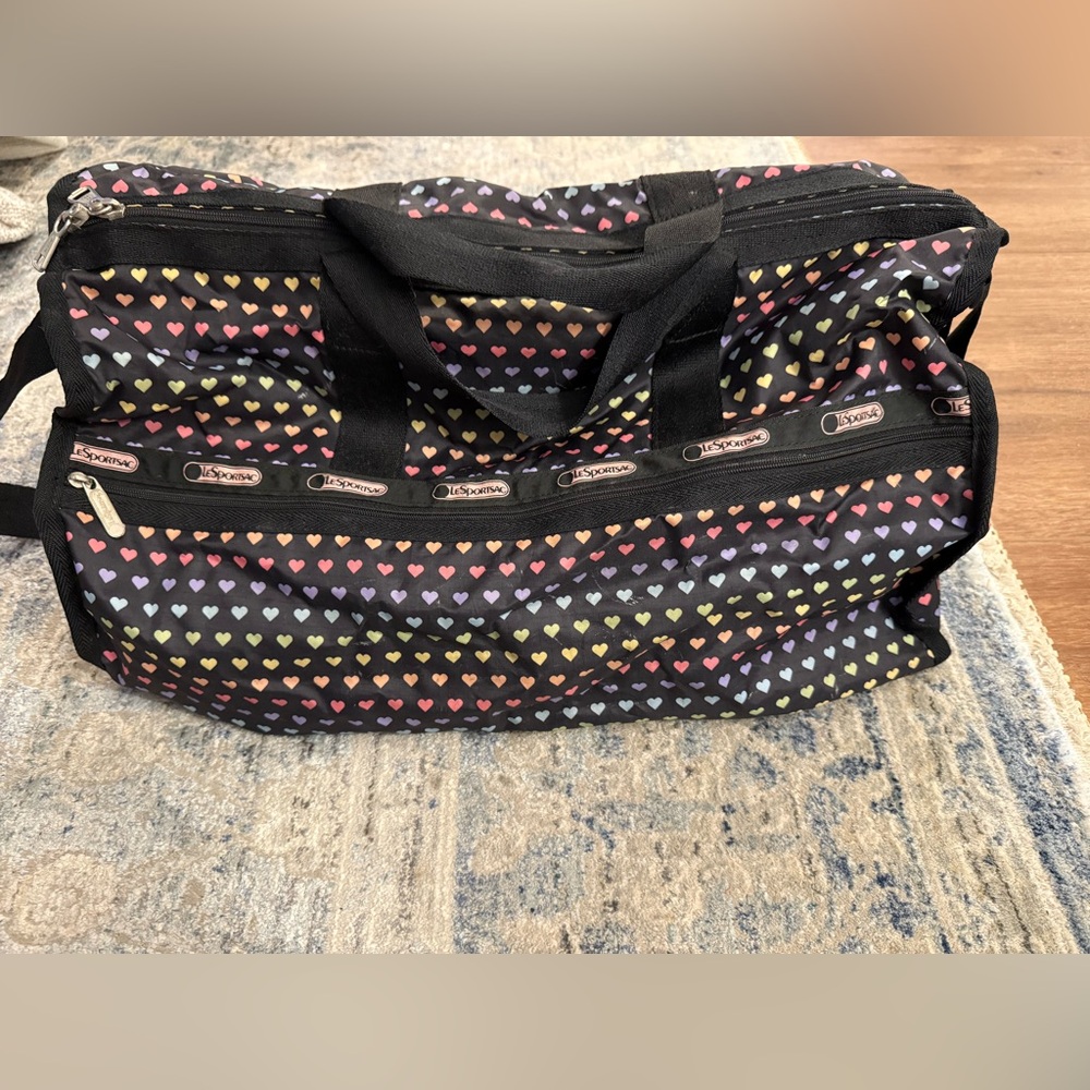 LeSportsac Women's Multicolor Heart Travel Bag